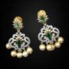 Exquisite Gold-Plated & CZ Necklace Set with Matching Earrings for Women - Image 3